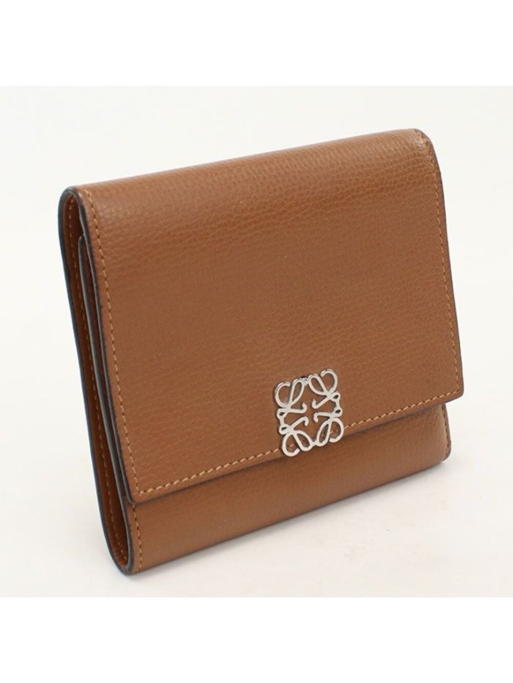 Loewe Anagram Trifold Wallet Calfskin